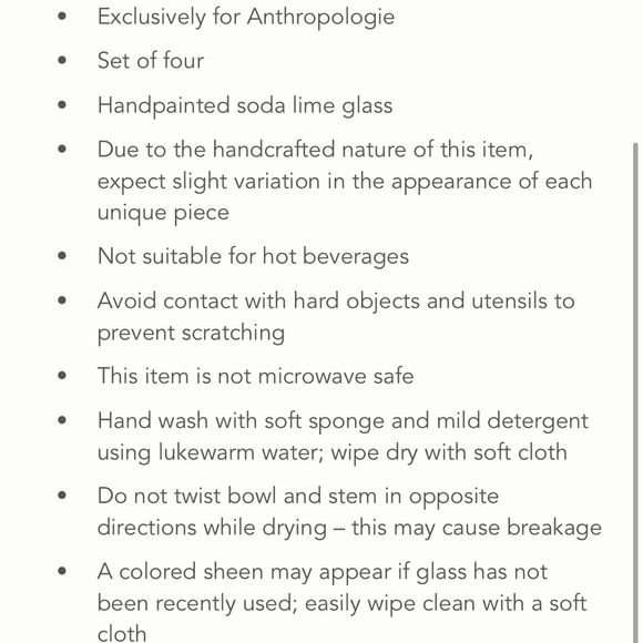 Catherine Martin x Anthropologie wine glass - Picture 7 of 9